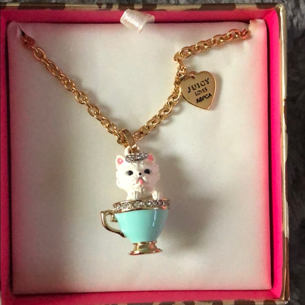 NWT! Juicy loves SPCA necklace
